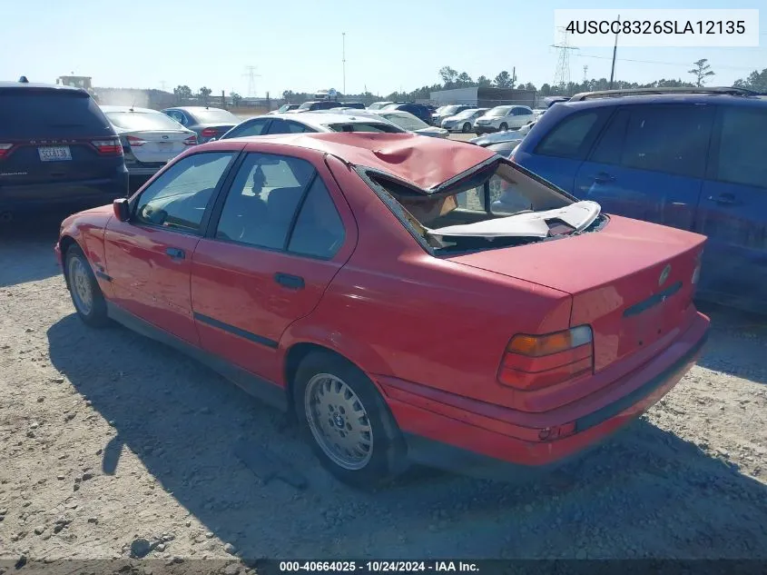 1995 BMW 318 I Automatic VIN: 4USCC8326SLA12135 Lot: 40664025