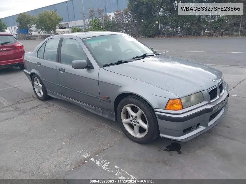 1995 BMW 325 I VIN: WBACB3327SFE23566 Lot: 40928363