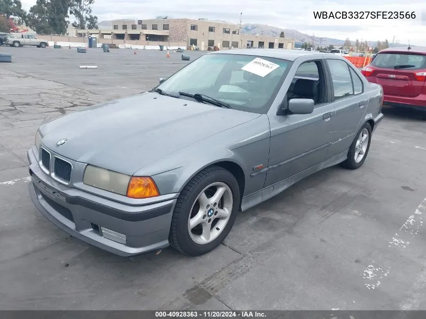 1995 BMW 325 I VIN: WBACB3327SFE23566 Lot: 40928363