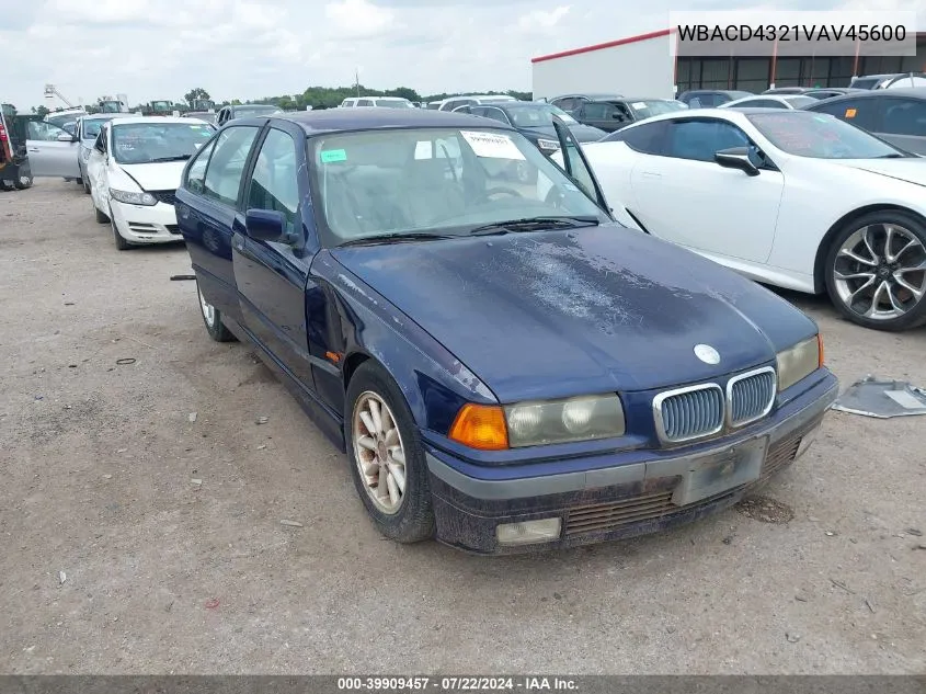 1997 BMW 328I VIN: WBACD4321VAV45600 Lot: 39909457