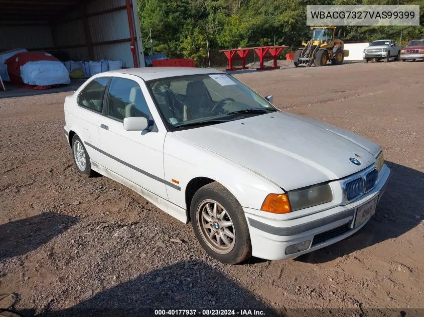 1997 BMW 318Ti VIN: WBACG7327VAS99399 Lot: 40177937