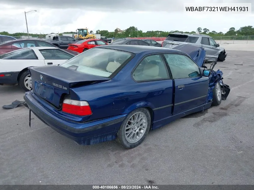 WBABF7321WEH41931 1998 BMW 323Is