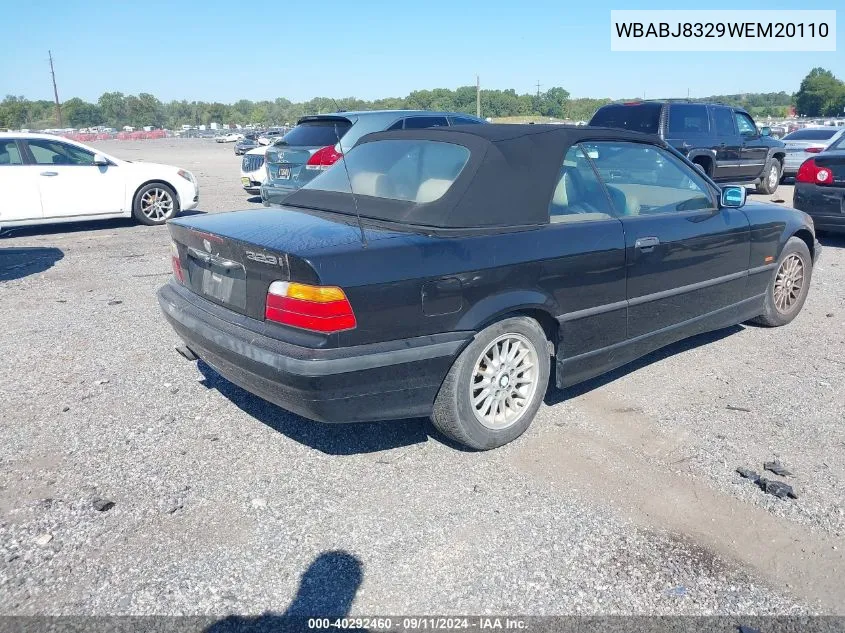 WBABJ8329WEM20110 1998 BMW 323Ic Ic Automatic