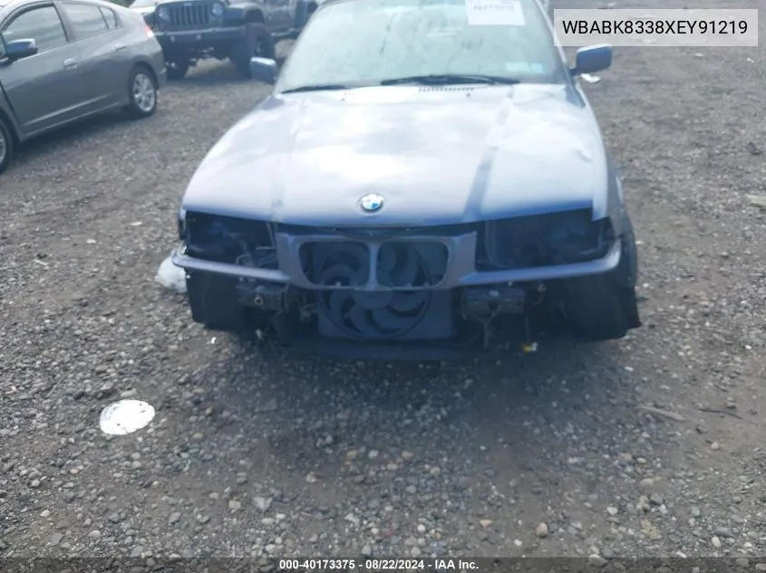 1999 BMW 328Ic VIN: WBABK8338XEY91219 Lot: 40173375