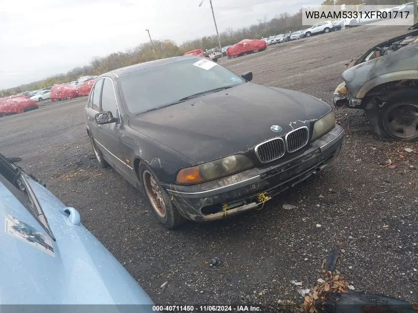 1999 BMW 328I VIN: WBAAM5331XFR01717 Lot: 40711450