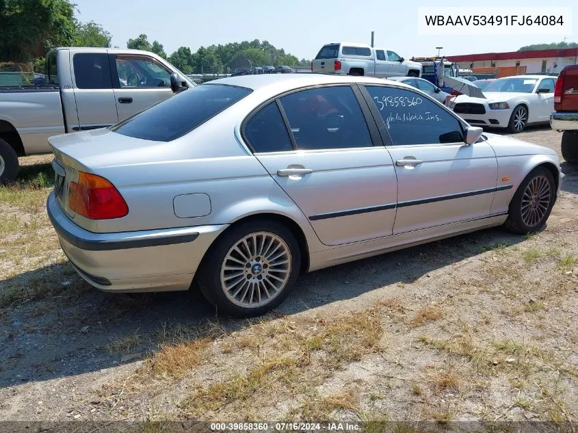 2001 BMW 330I VIN: WBAAV53491FJ64084 Lot: 39858360