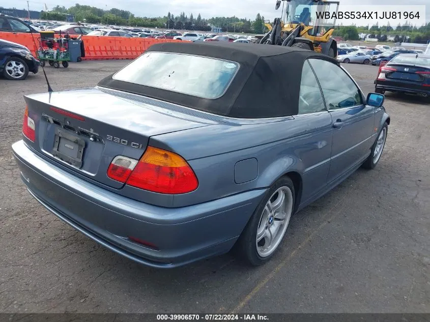 WBABS534X1JU81964 2001 BMW 330Ci