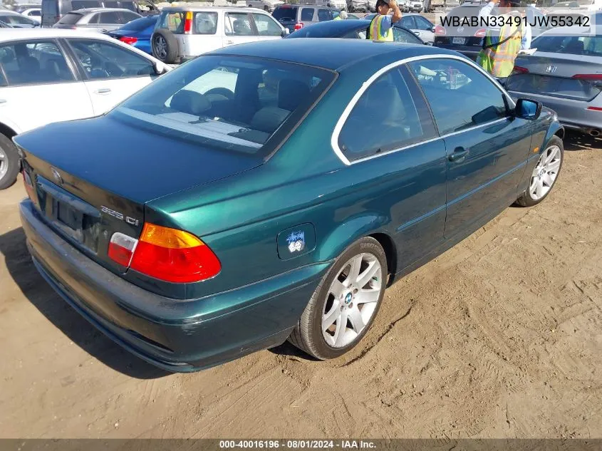 WBABN33491JW55342 2001 BMW 325Ci