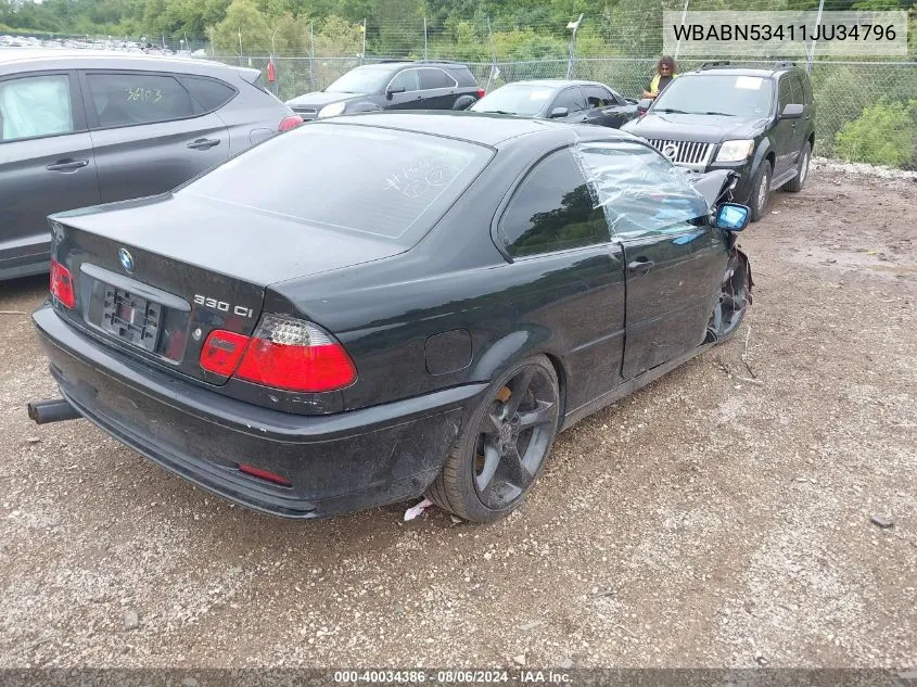 WBABN53411JU34796 2001 BMW 330Ci