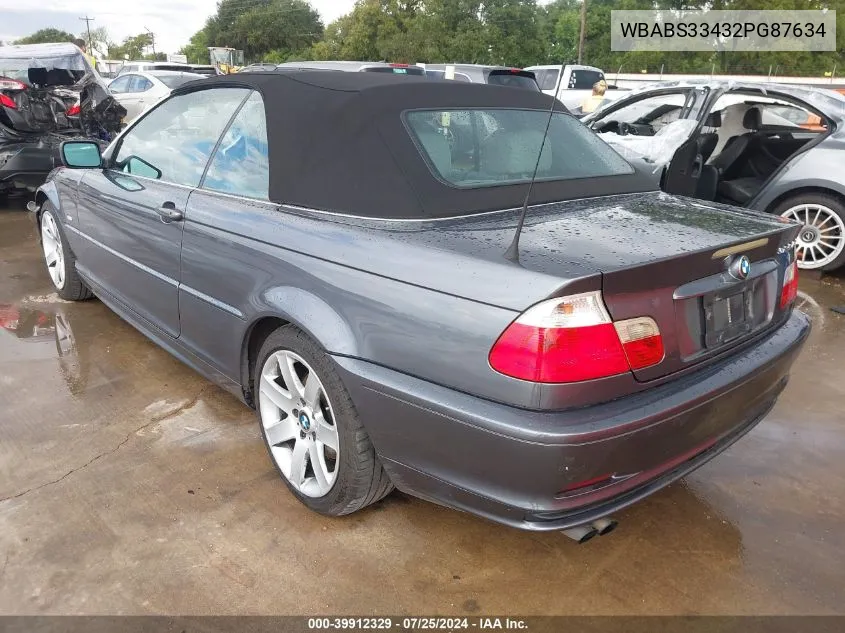 WBABS33432PG87634 2002 BMW 325Ci