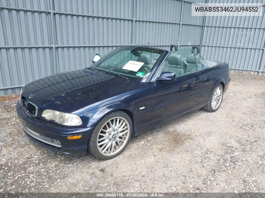 WBABS53462JU94552 2002 BMW 330Ci