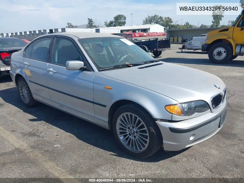 WBAEU33432PF56940 2002 BMW 325Xi