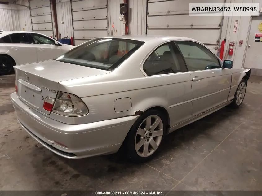 WBABN33452JW50995 2002 BMW 325Ci