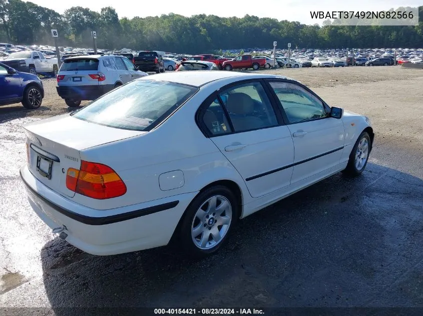 WBAET37492NG82566 2002 BMW 325 I