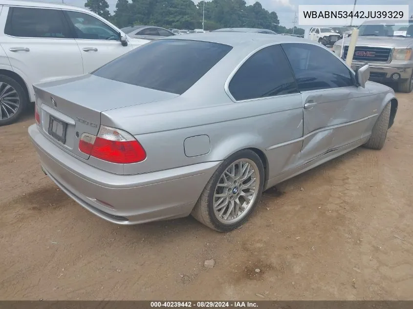 WBABN53442JU39329 2002 BMW 330Ci