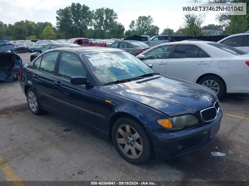 2002 BMW 325I VIN: WBAET37462NH01042 Lot: 40384941