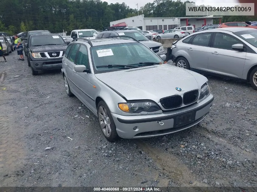 2002 BMW 325It VIN: WBAEN33482PC10069 Lot: 40460068