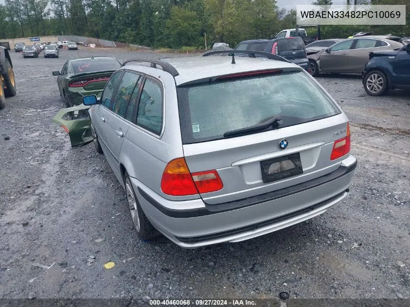 2002 BMW 325It VIN: WBAEN33482PC10069 Lot: 40460068