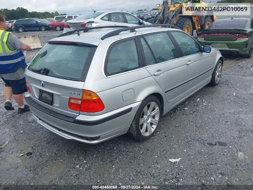 2002 BMW 325It VIN: WBAEN33482PC10069 Lot: 40460068