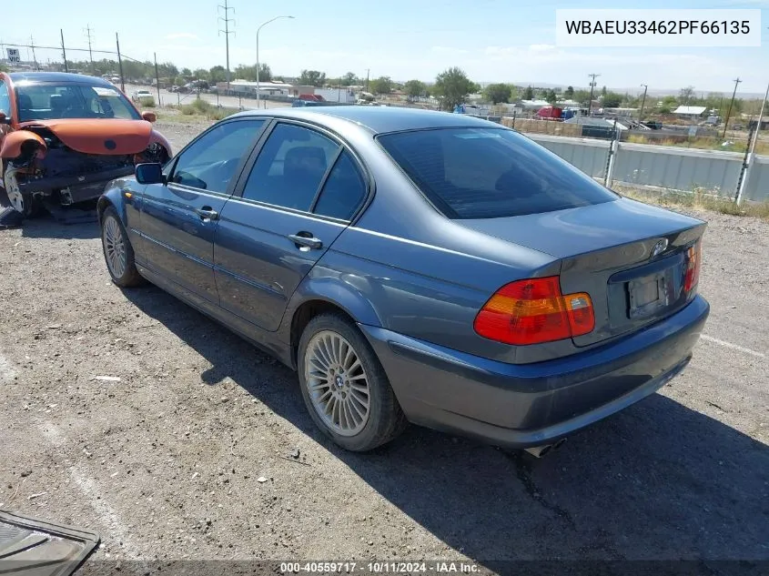 2002 BMW 325 Xi VIN: WBAEU33462PF66135 Lot: 40559717