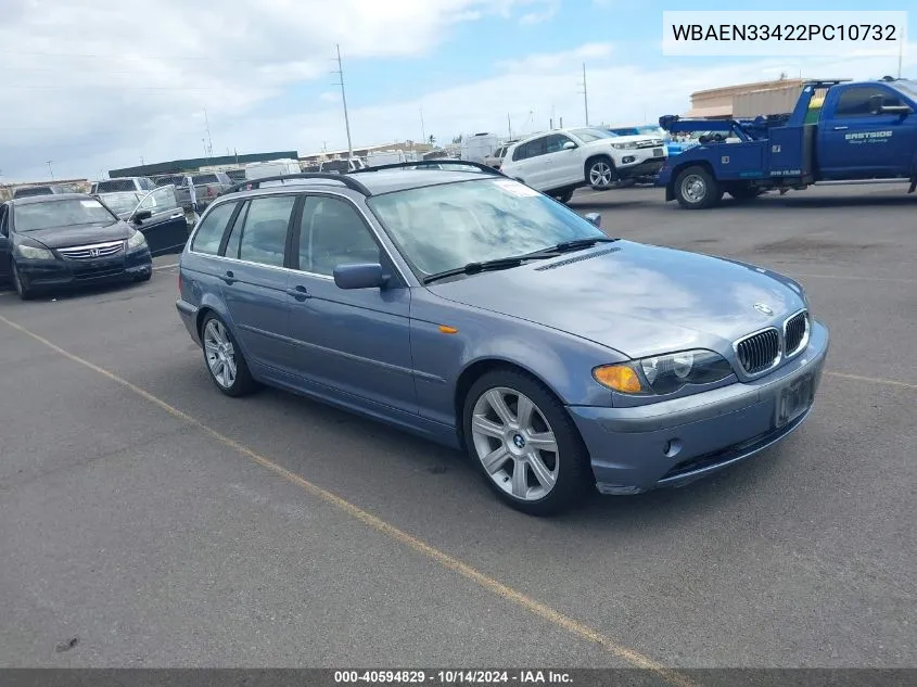 2002 BMW 325It VIN: WBAEN33422PC10732 Lot: 40594829