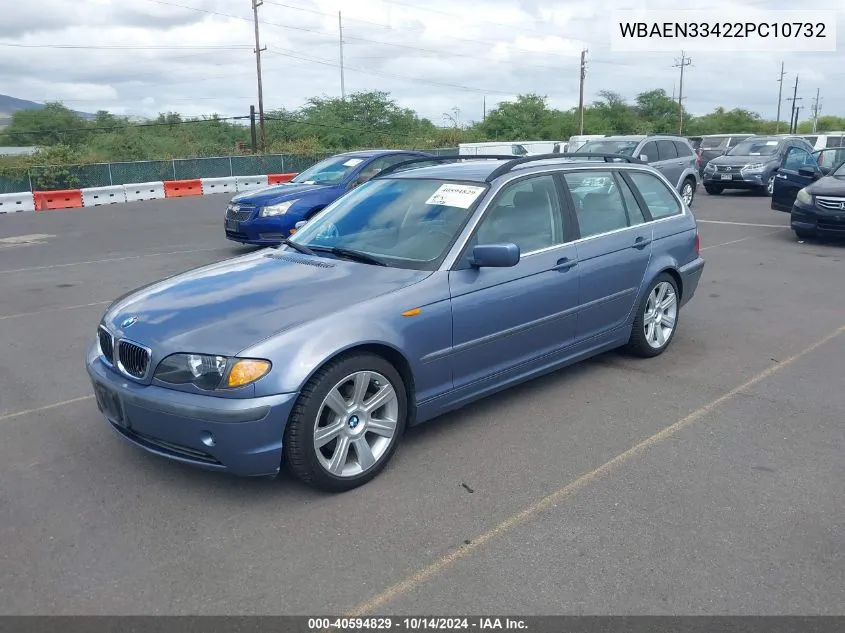 2002 BMW 325It VIN: WBAEN33422PC10732 Lot: 40594829