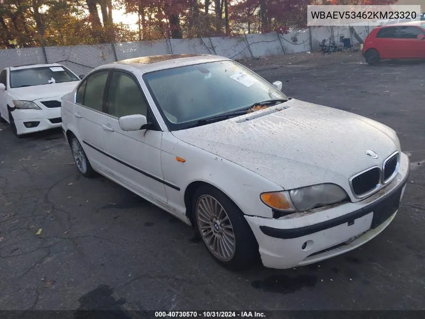 2002 BMW 330I VIN: WBAEV53462KM23320 Lot: 40730570