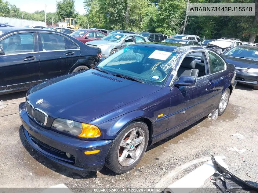 WBABN73443PJ15548 2003 BMW 325Ci