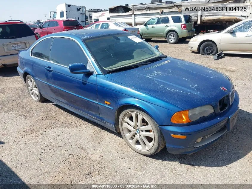 WBABN53483PH04125 2003 BMW 330Ci