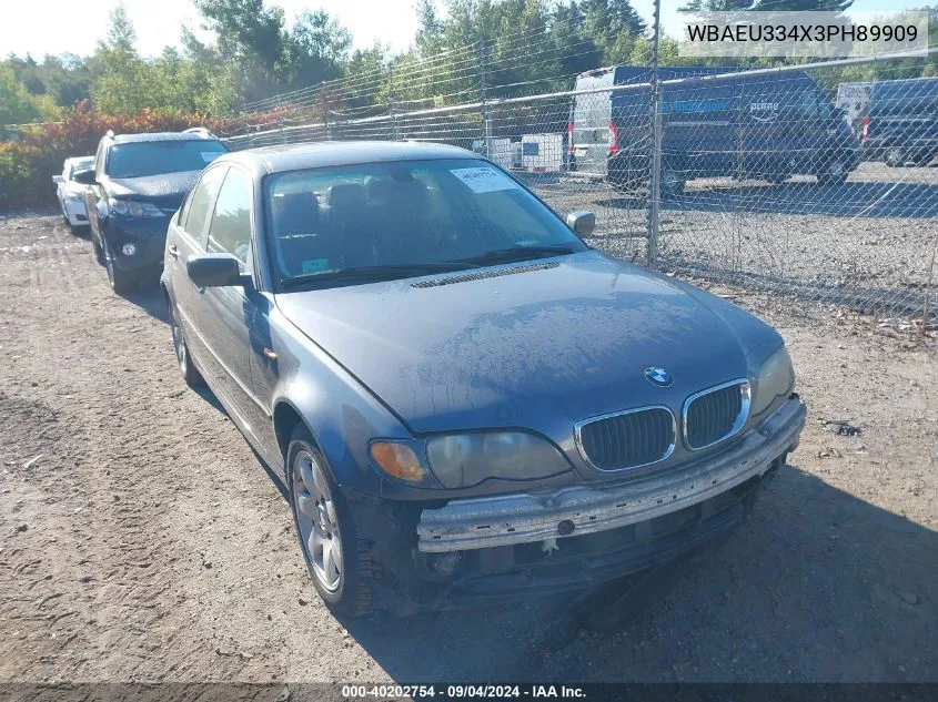 2003 BMW 325 Xi VIN: WBAEU334X3PH89909 Lot: 40202754