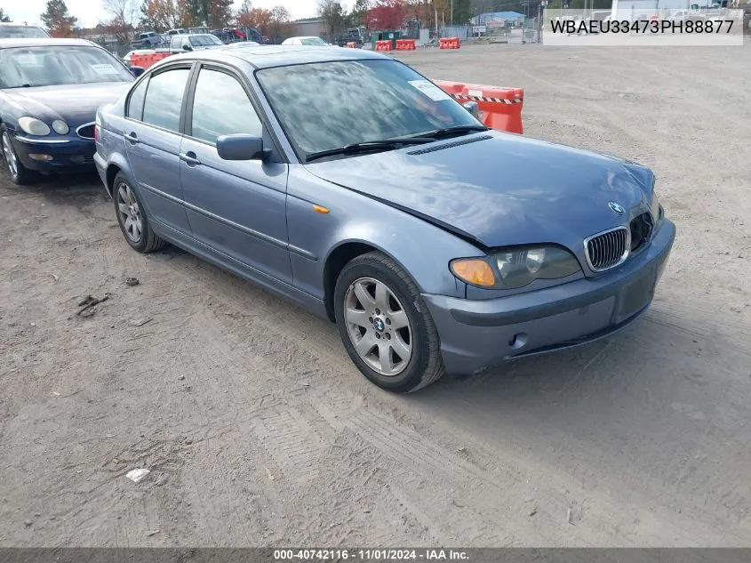 2003 BMW 325Xi VIN: WBAEU33473PH88877 Lot: 40742116