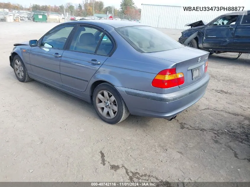 2003 BMW 325Xi VIN: WBAEU33473PH88877 Lot: 40742116