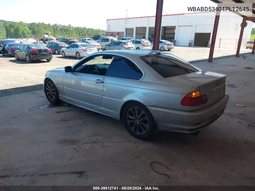 WBABD53404PL12645 2004 BMW 330Ci