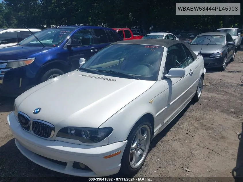 WBABW53444PL45903 2004 BMW 330Ci