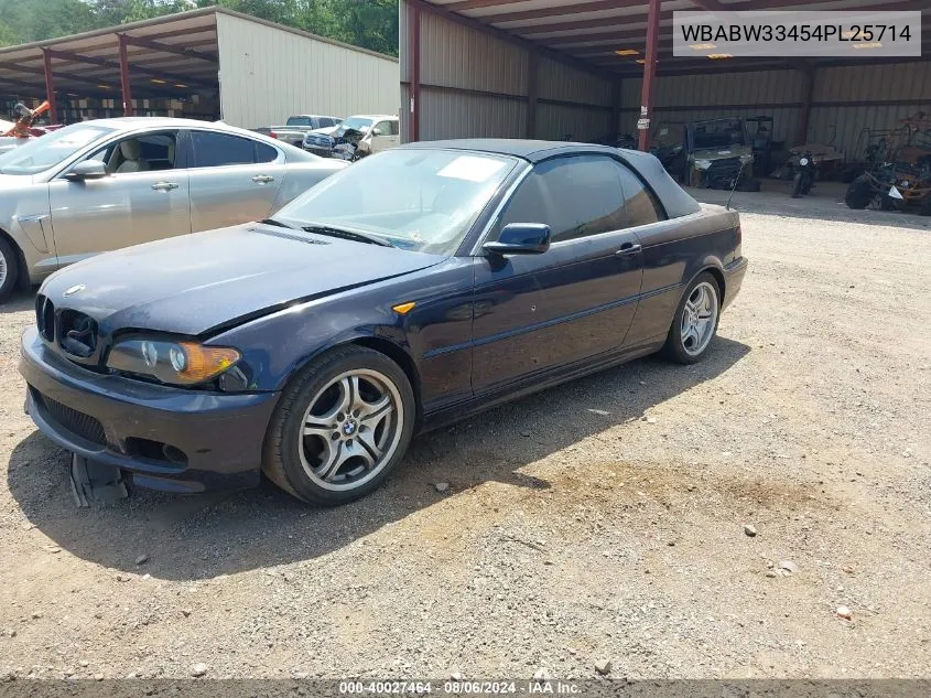 WBABW33454PL25714 2004 BMW 325Ci