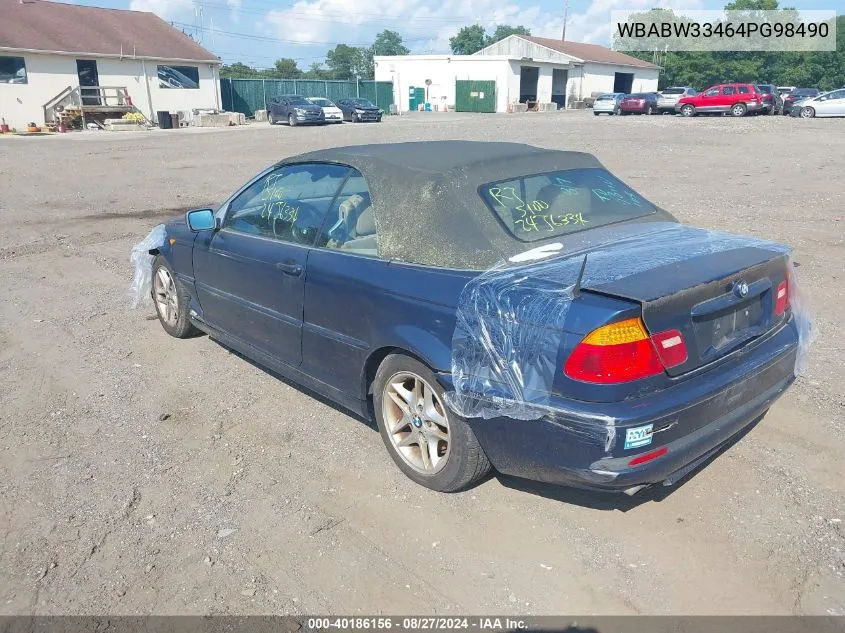 WBABW33464PG98490 2004 BMW 325Ci