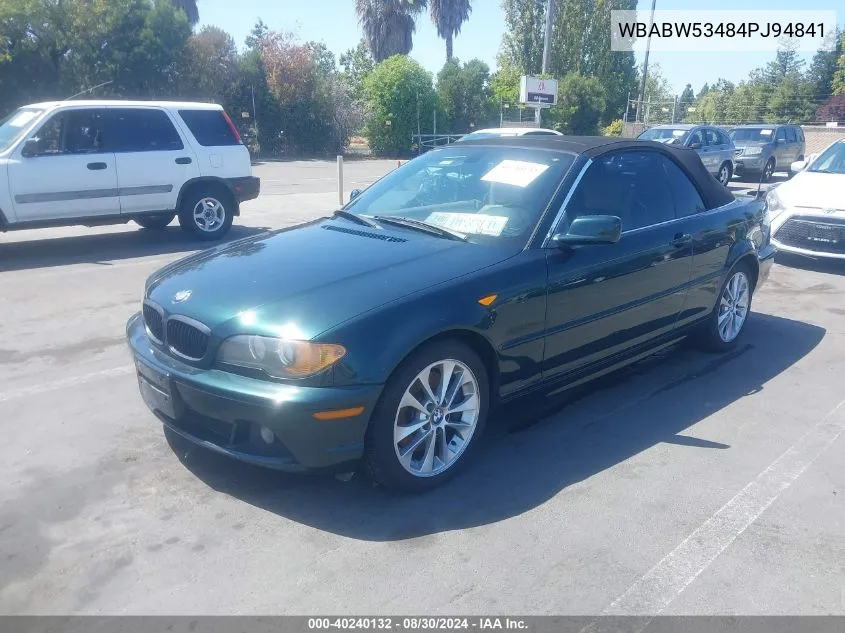 WBABW53484PJ94841 2004 BMW 330Ci