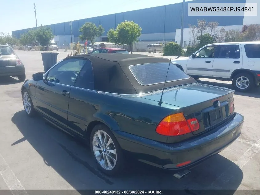 WBABW53484PJ94841 2004 BMW 330Ci