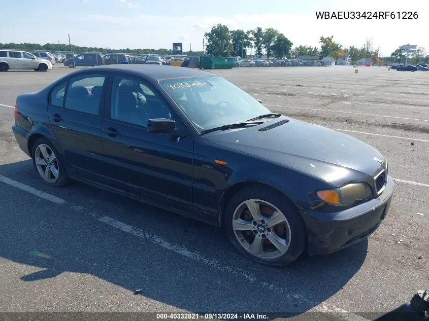 WBAEU33424RF61226 2004 BMW 325 Xi