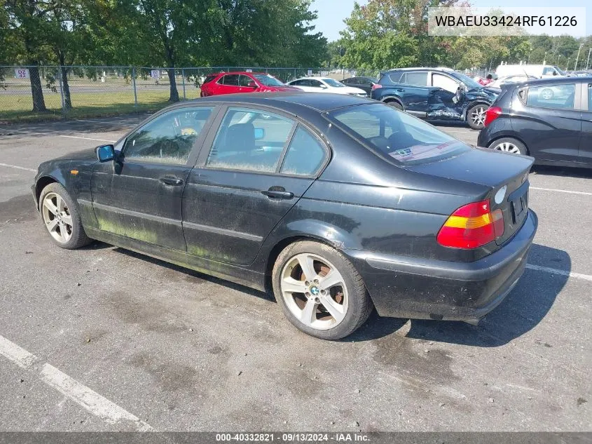 WBAEU33424RF61226 2004 BMW 325 Xi