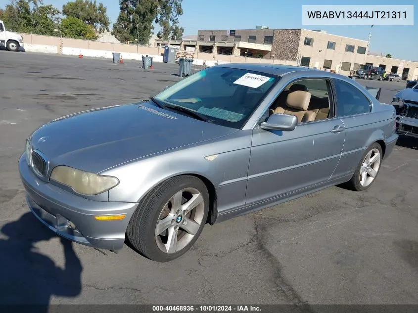 2004 BMW 325Ci VIN: WBABV13444JT21311 Lot: 40468936