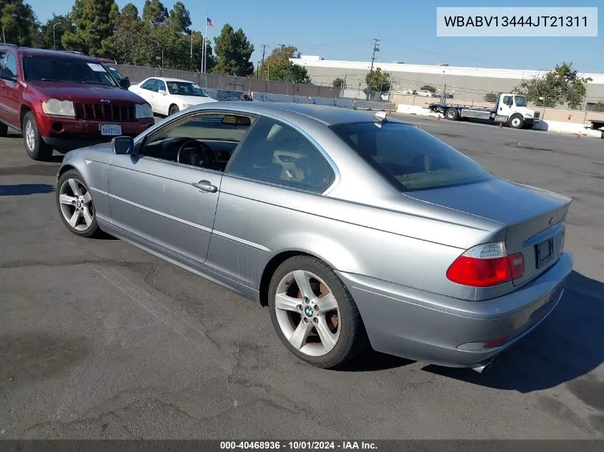 2004 BMW 325Ci VIN: WBABV13444JT21311 Lot: 40468936