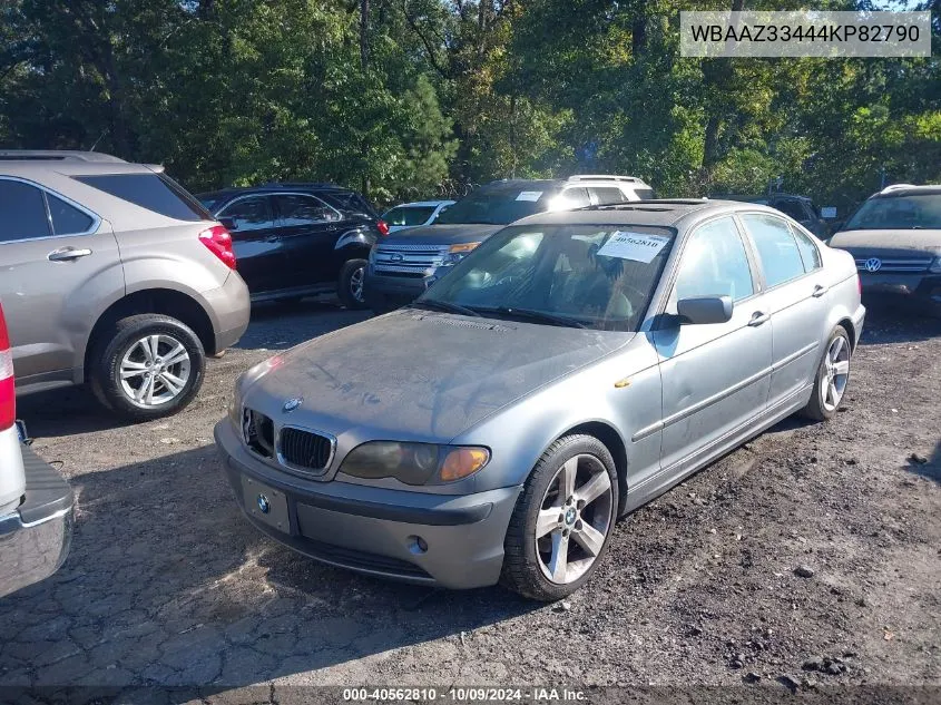 2004 BMW 325I Is Sulev VIN: WBAAZ33444KP82790 Lot: 40562810