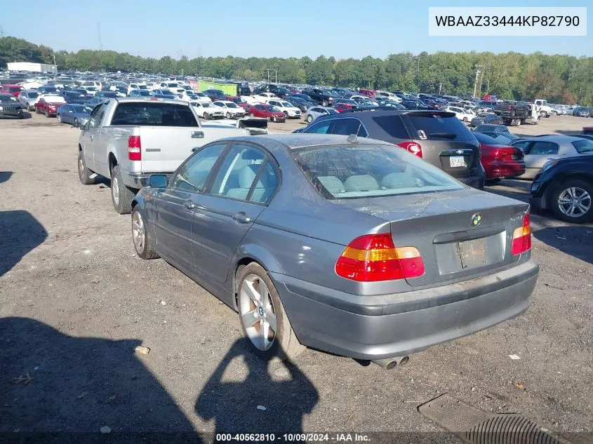 2004 BMW 325I Is Sulev VIN: WBAAZ33444KP82790 Lot: 40562810