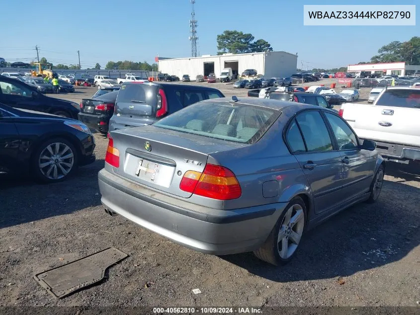 2004 BMW 325I Is Sulev VIN: WBAAZ33444KP82790 Lot: 40562810