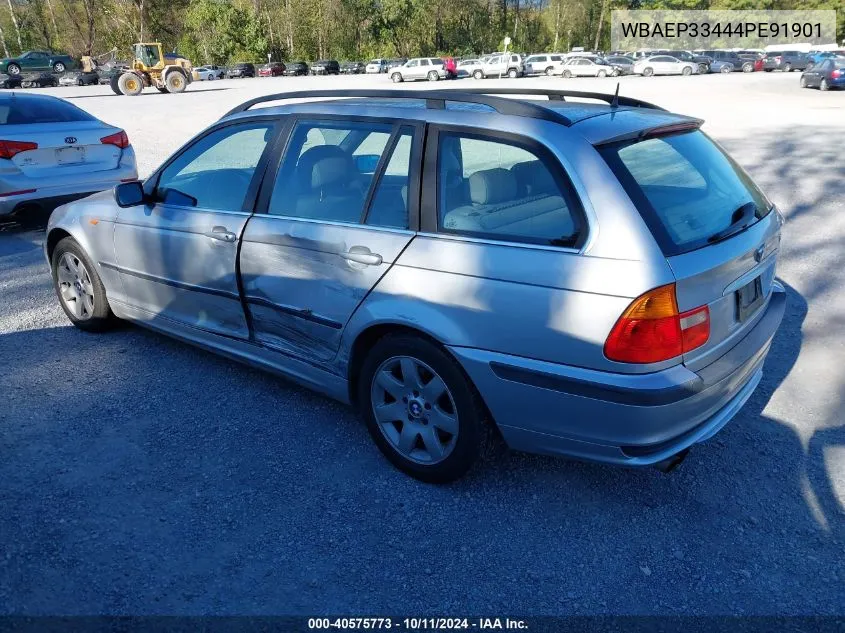 2004 BMW 325Xit VIN: WBAEP33444PE91901 Lot: 40575773