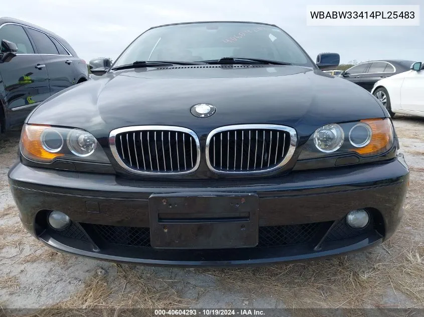 2004 BMW 325 Ci VIN: WBABW33414PL25483 Lot: 40604293