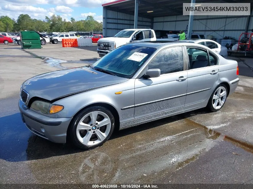 2004 BMW 330I VIN: WBAEV53454KM33033 Lot: 40623858