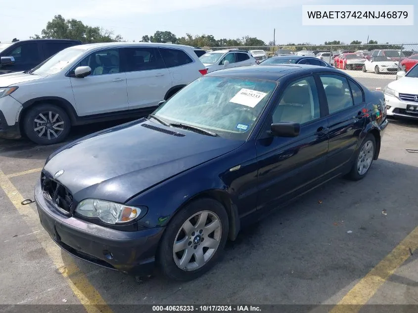 WBAET37424NJ46879 2004 BMW 325I