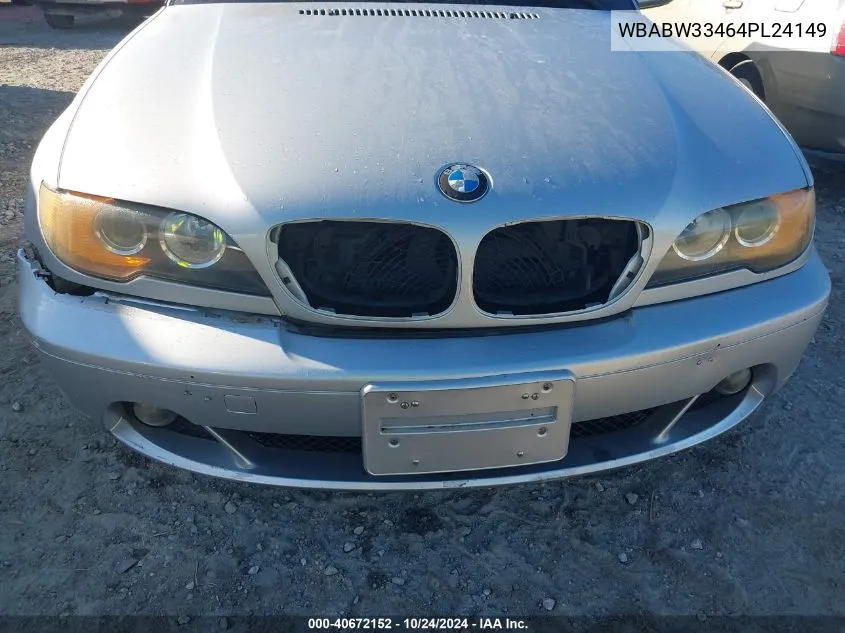 2004 BMW 325Ci VIN: WBABW33464PL24149 Lot: 40672152